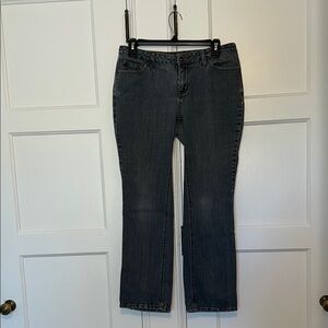 St. John's Bay Petite Classic Straight Leg Blue Jeans